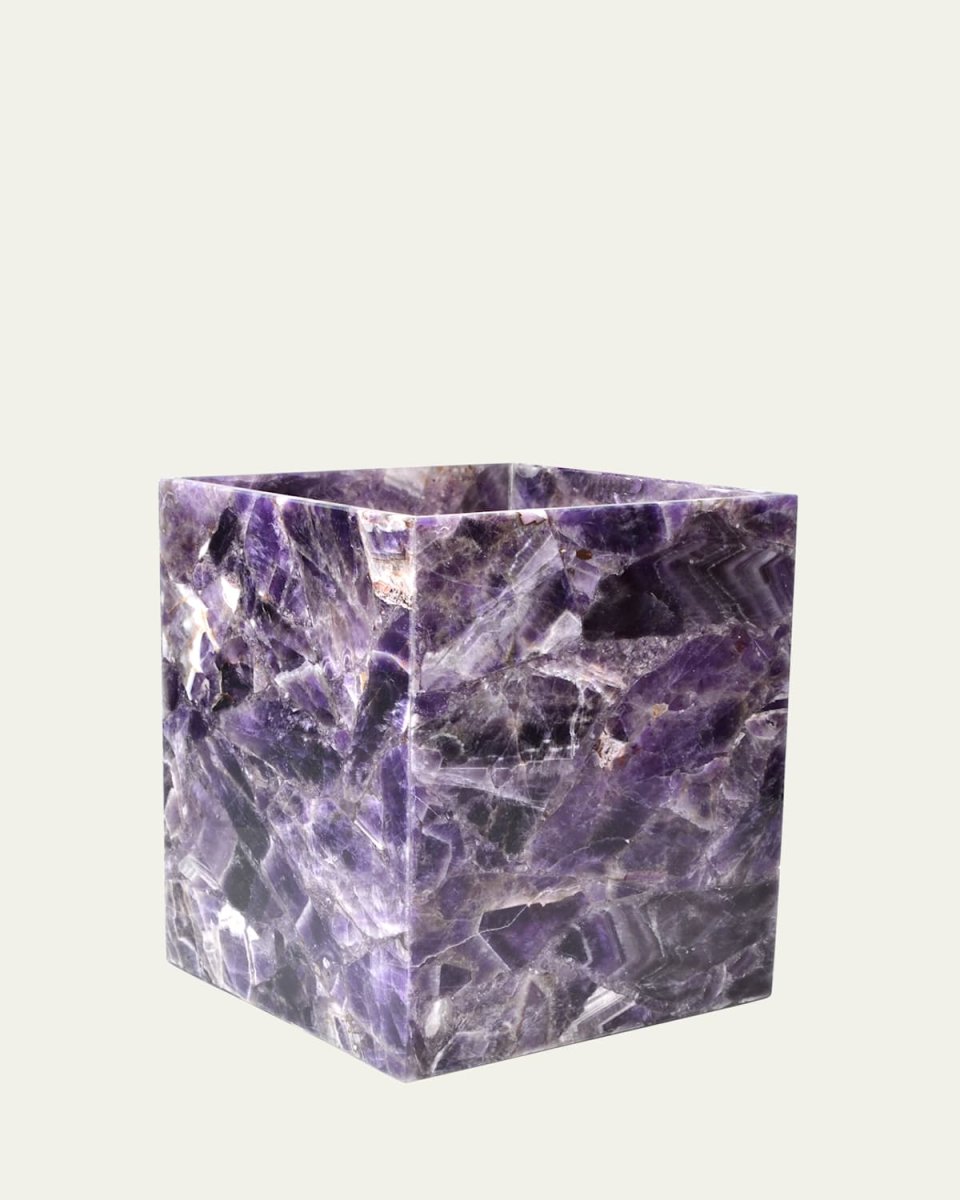 Taj Amethyst Wastebasket